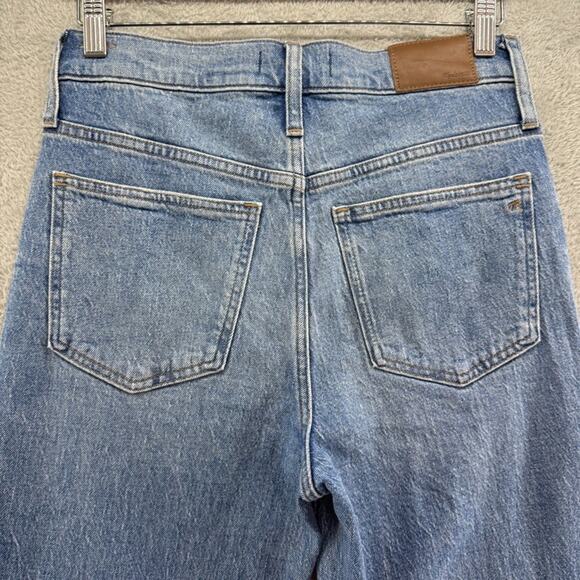 Madewell Jeans 27T Blue Medium Wash The Perfect Vintage Jean High Rise Straight - Picture 7 of 16